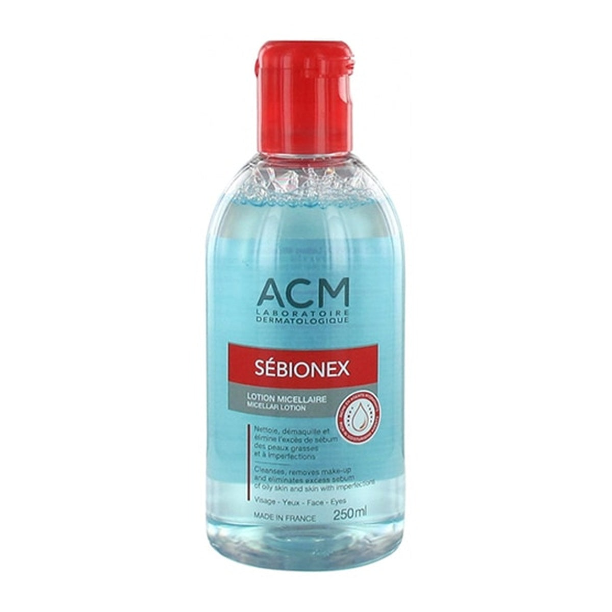 [LABORATOIRE ACM] SEBIONEX Micellar Lotion 250ml (Moisturizing, Oil-Control for Oily & Blemish-Prone Skin)