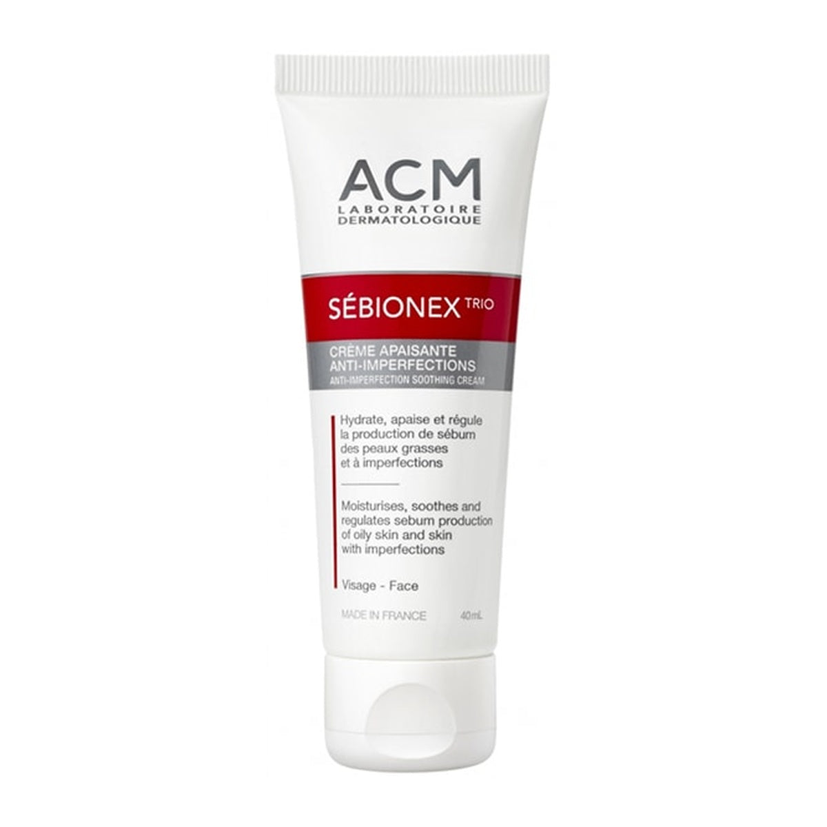 [LABORATOIRE ACM] SEBIONEX Soothing Anti-Irritation Trio Cream 40ml