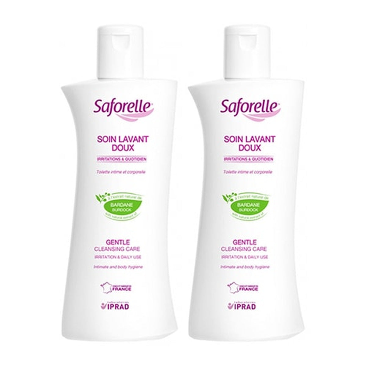 [Saforelle] Soft Cleansing Wash for Intimate & Body Areas 250mlx2 (Soap-Free)