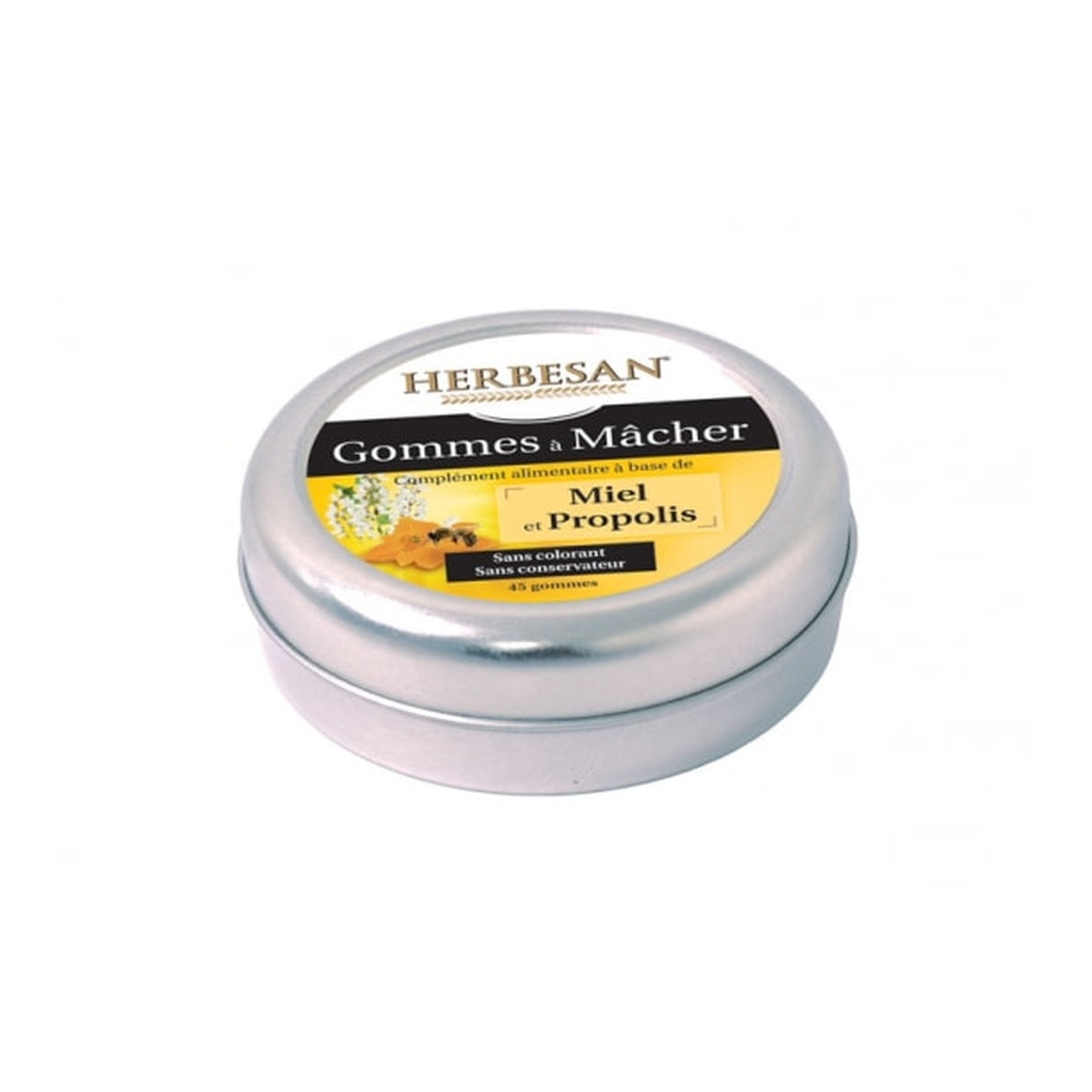 [HERBESAN] Honey & Propolis Chewing Gum (45 pieces)