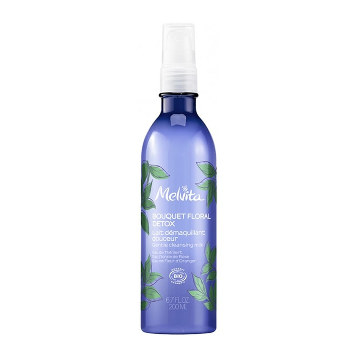 [Melvita] Bouquet Floral Detox Cleansing Milk 200ml (Makeup Remover, Gentle Detox)