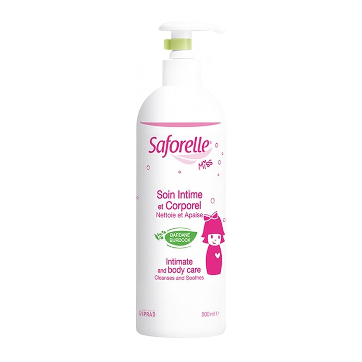 [Saforelle] Delicate Intimate & Body Cleanser for Teens 500ml (Gentle Moisturizing)