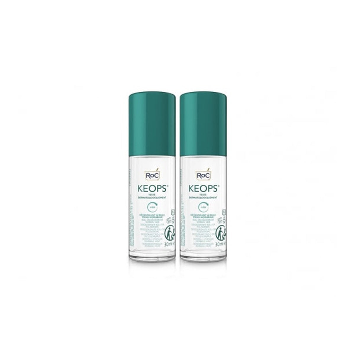 [RoC] Keops Deodorant Roll-On 30mlx2 (Normal Skin, 48H)