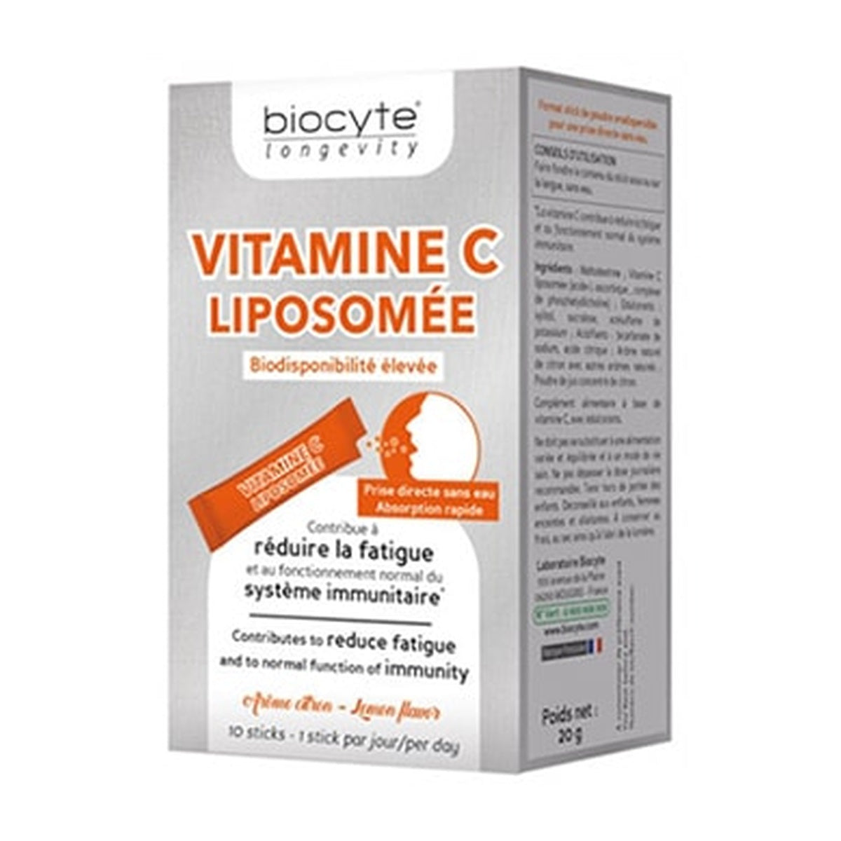 [BIOCYTE] Vitamin C Liposomal Sticks 10 sticks (Orodispersible, Fatigue Recovery)