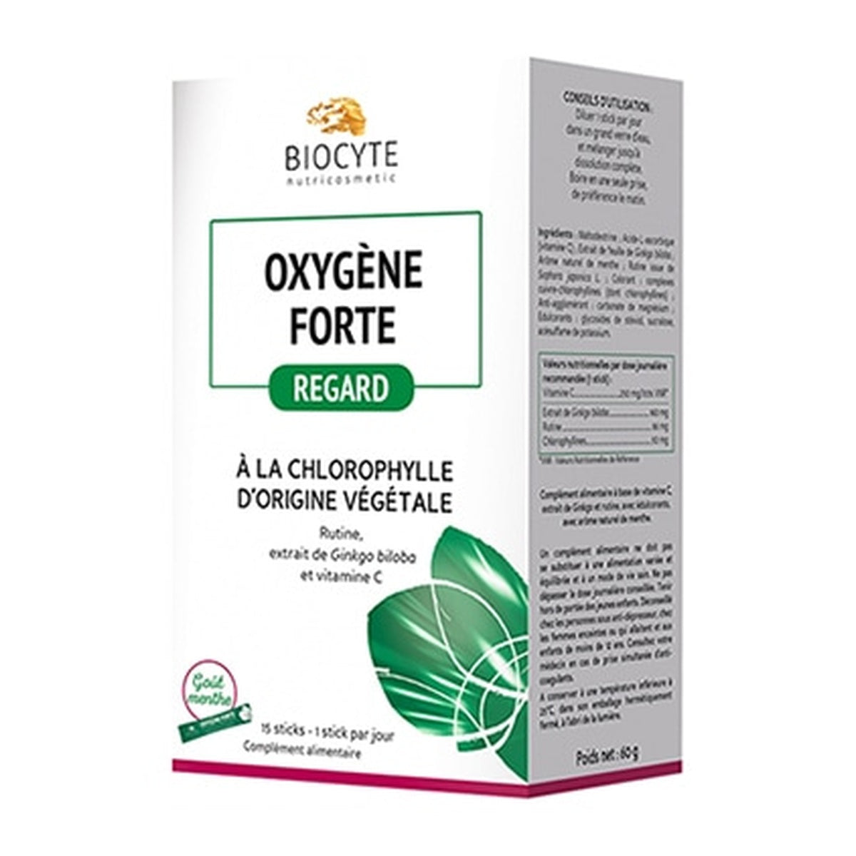 [BIOCYTE] OXYGENE FORTE REGARD 15 Sticks (Eye Fatigue Supplement)