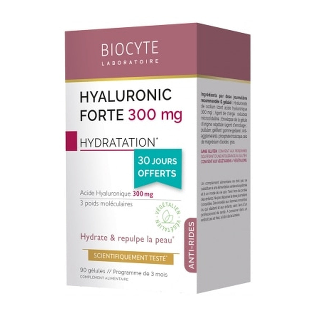 [BIOCYTE] Hyaluronic Forte Anti-Age (Supports Skin Elasticity & Firmness) 90 Capsules