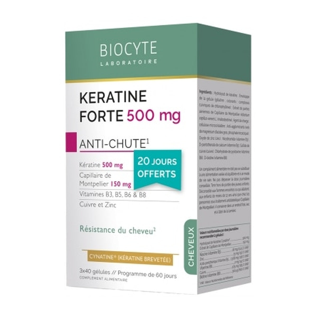 [BIOCYTE] Keratin Anti-Hair Loss Ampoules 5 ampoules x 3