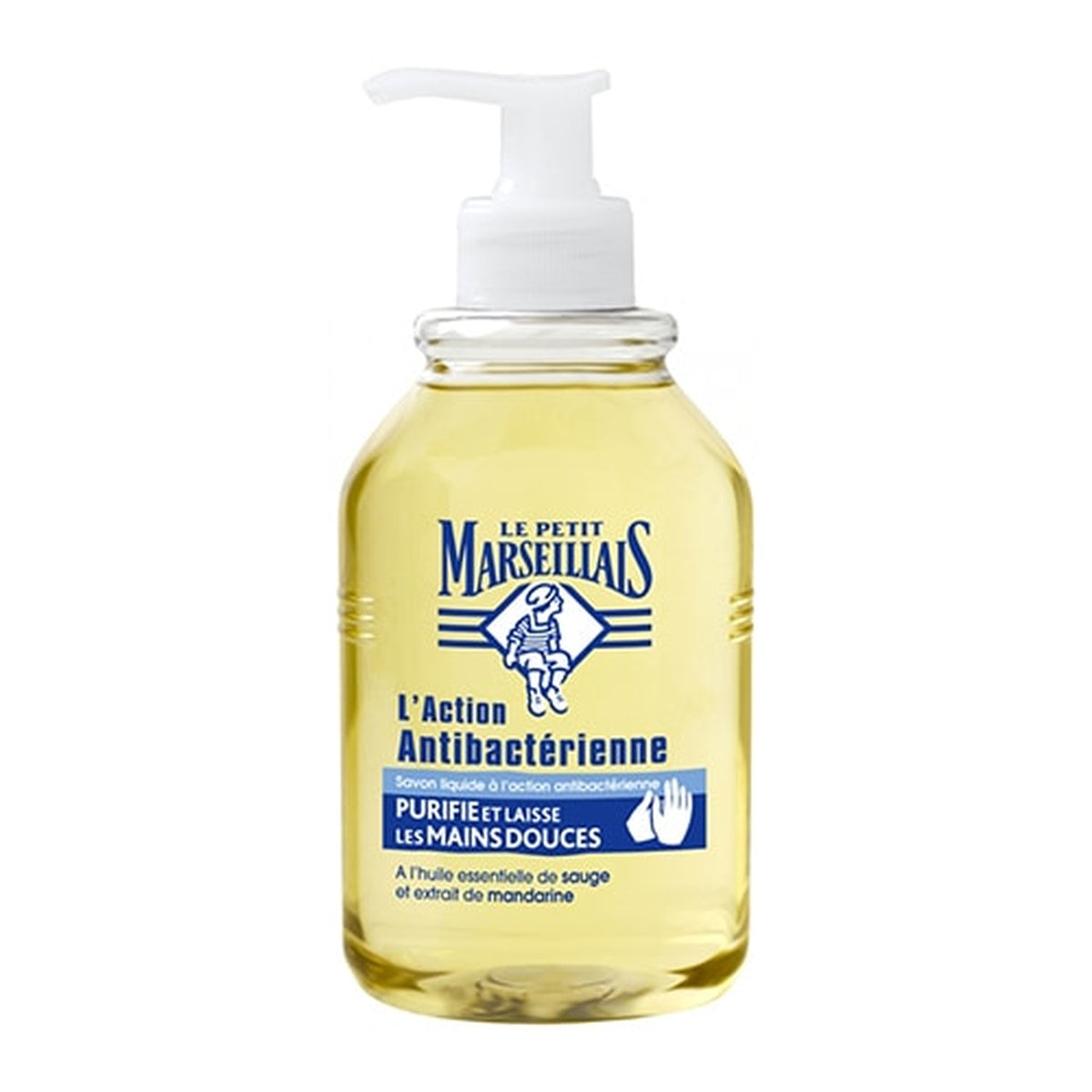 [Le Petit Marseillais] Antibacterial Liquid Hand Soap 300ml (Sage & Mandarin)