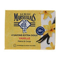 [Le Petit Marseillais] Extra Mild Vanilla Soap, 4 x 100g (For Sensitive Skin, Ages 3+)