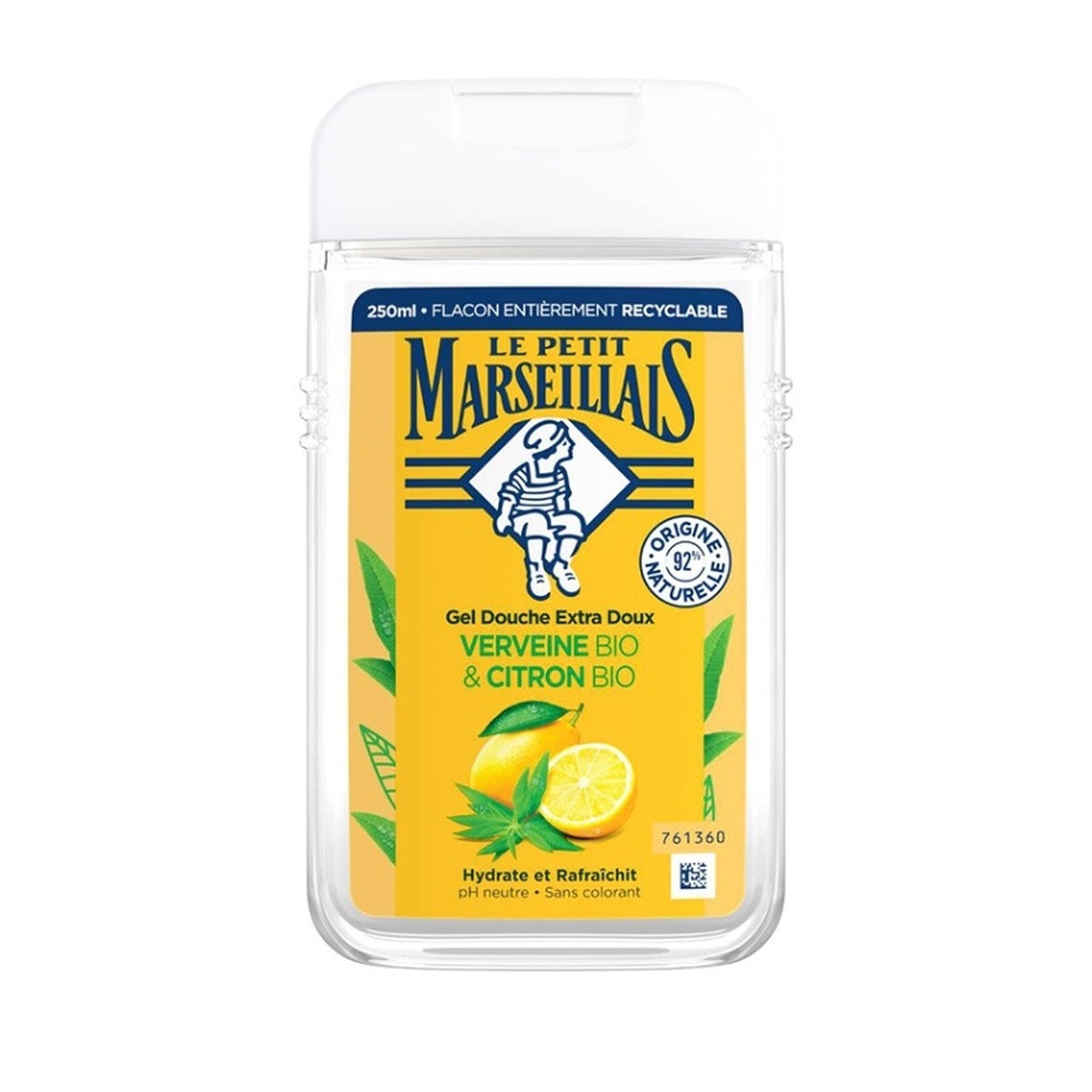 [Le Petit Marseillais] Organic Verbena & Lemon Extra Gentle Shower Gel 250ml