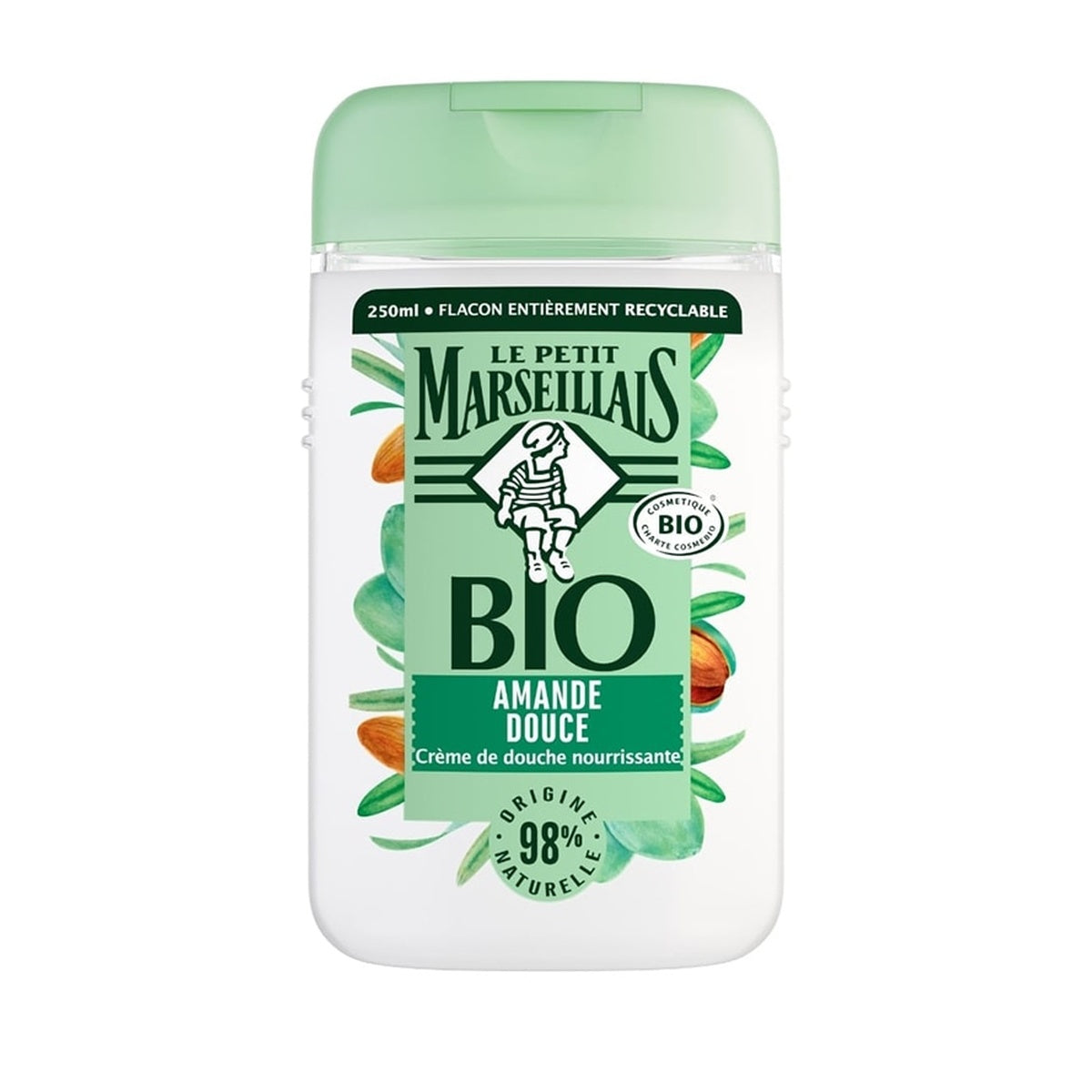[Le Petit Marseillais] Organic Sweet Almond Nourishing Shower Cream 250ml