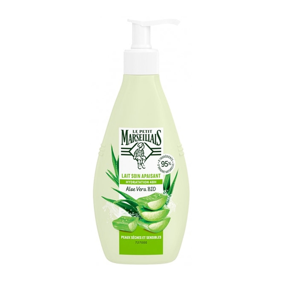 [Le Petit Marseillais] Organic Aloe Vera 48H Hydration Soothing Body Milk 250ml