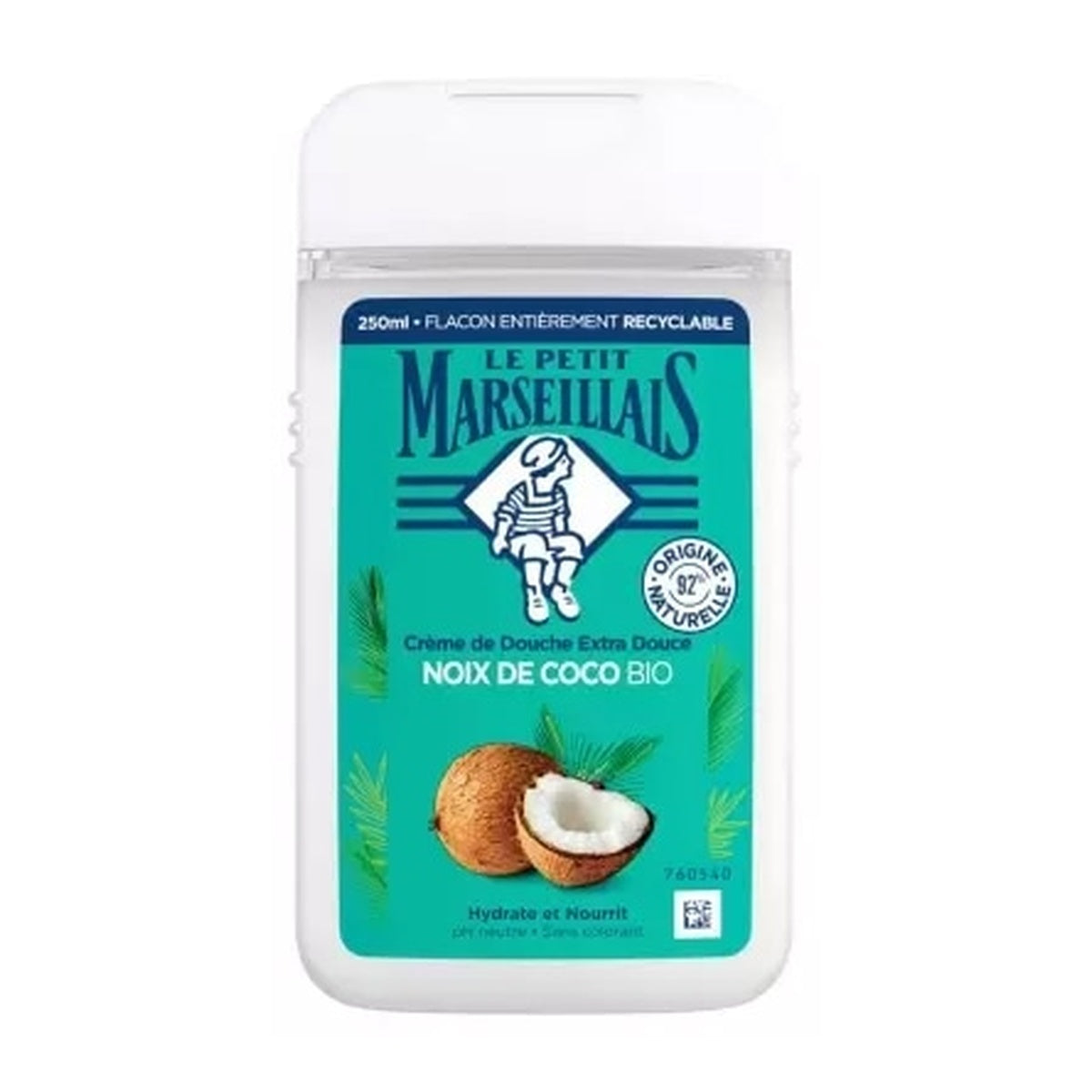 [Le Petit Marseillais] Extra Gentle Coconut Shower Cream (Moisturizing & Nourishing) 250ml