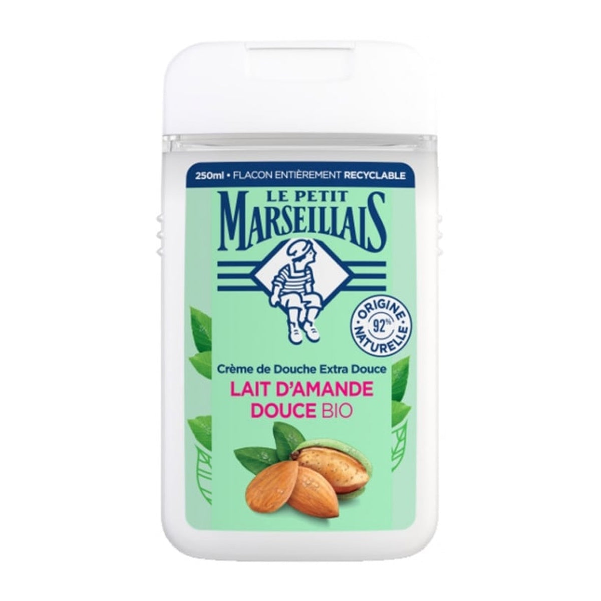 [Le Petit Marseillais] Extra Gentle Sweet Almond Milk Shower Cream (Moisturizes & Nourishes) 250ml