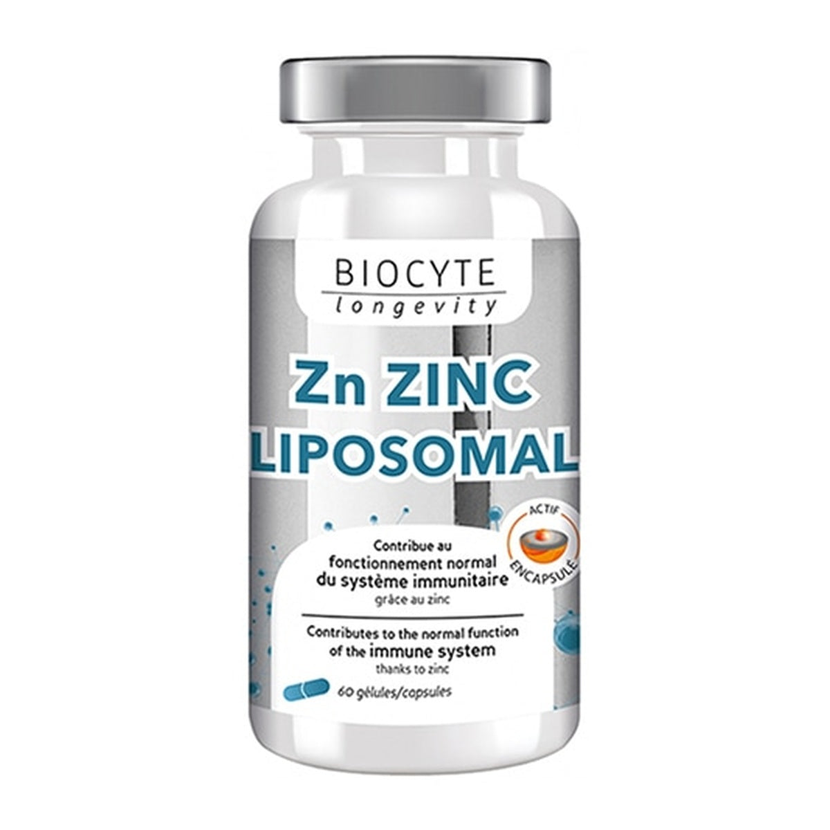 [BIOCYTE] ZN Zinc Liposomal 60 Capsules (Skin Defense)