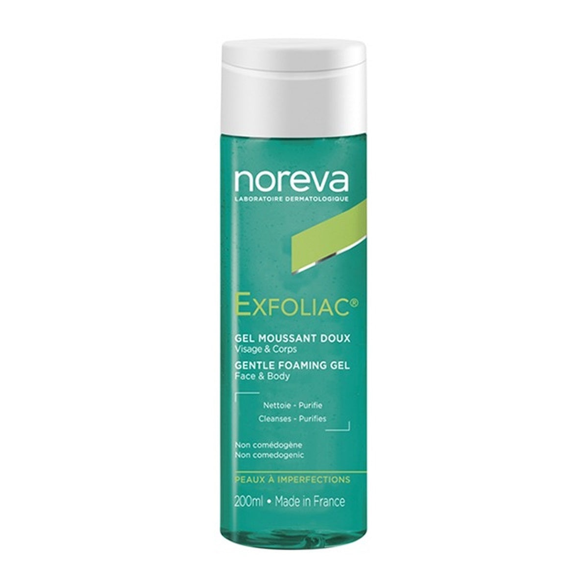 [noreva] Exfoliac Gentle Foaming Gel 200ml (Gentle Foam, For Spot-Prone Skin)