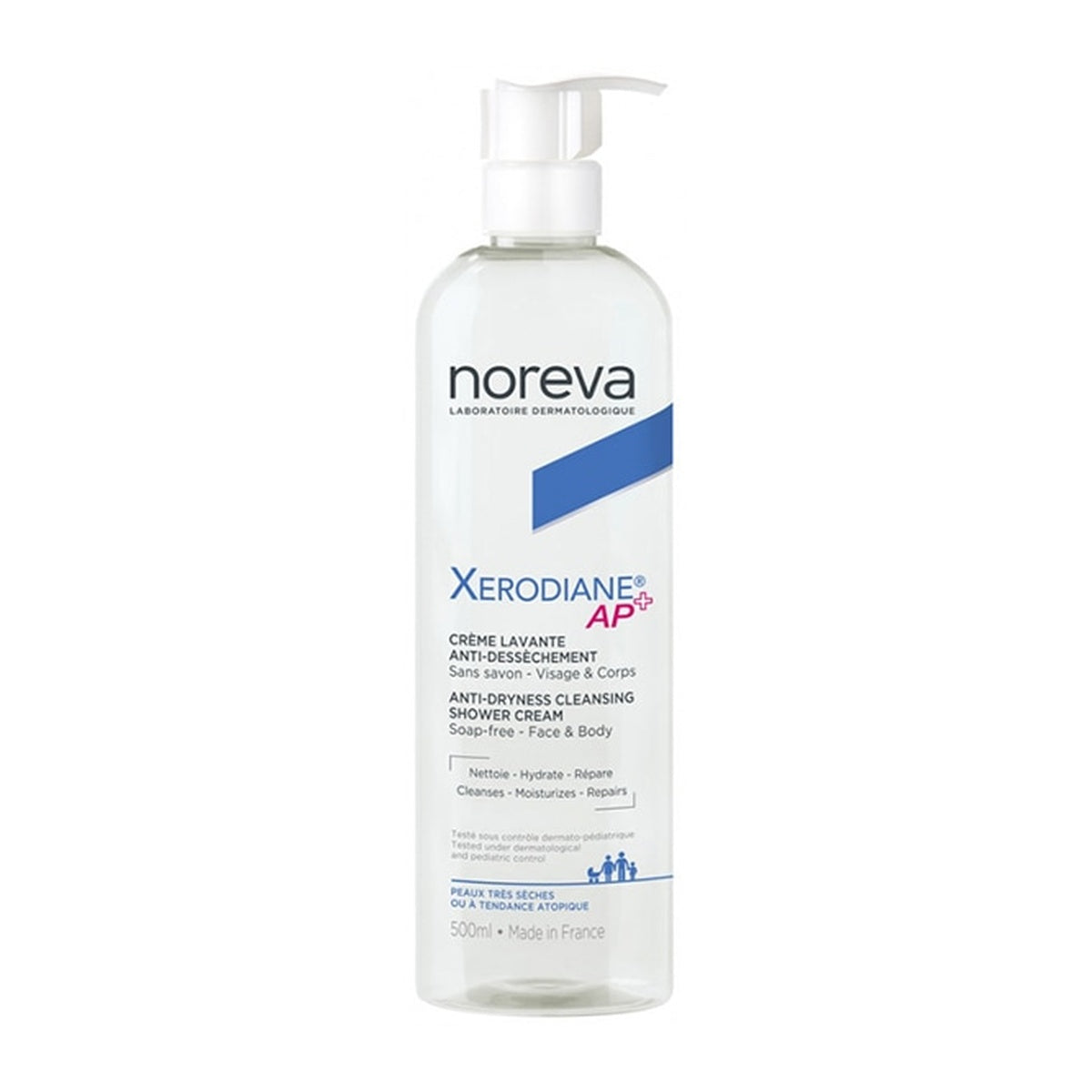 [noreva] Xerodiane AP+ Cleansing Cream (Anti-Dryness) 500ml