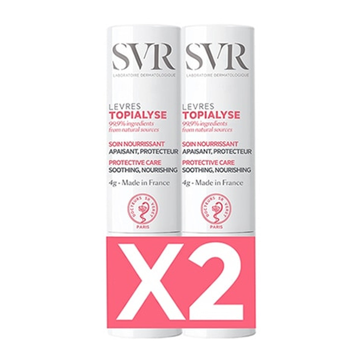 [SVR] Topialyse Lip Balm Duo (2×4g)