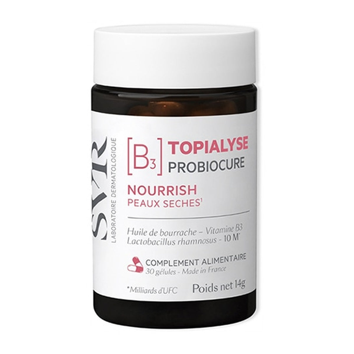 [SVR] Topialyse B3 Probiocure Nourish for Dry Skin (Niacinamide) — 30 capsules