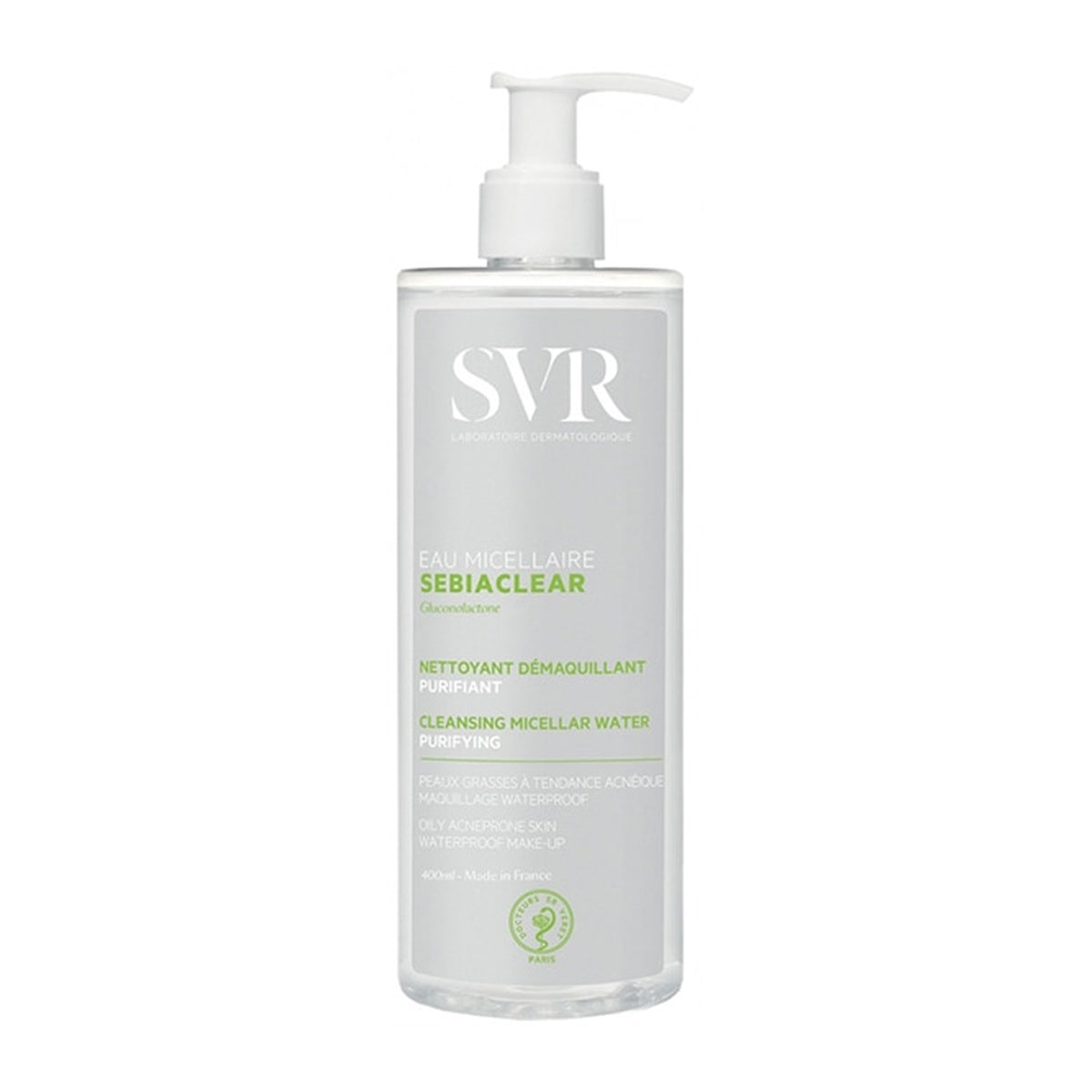 [SVR] Sebiaclear Micellar Water 400ml - Makeup Remover for Oily Skin