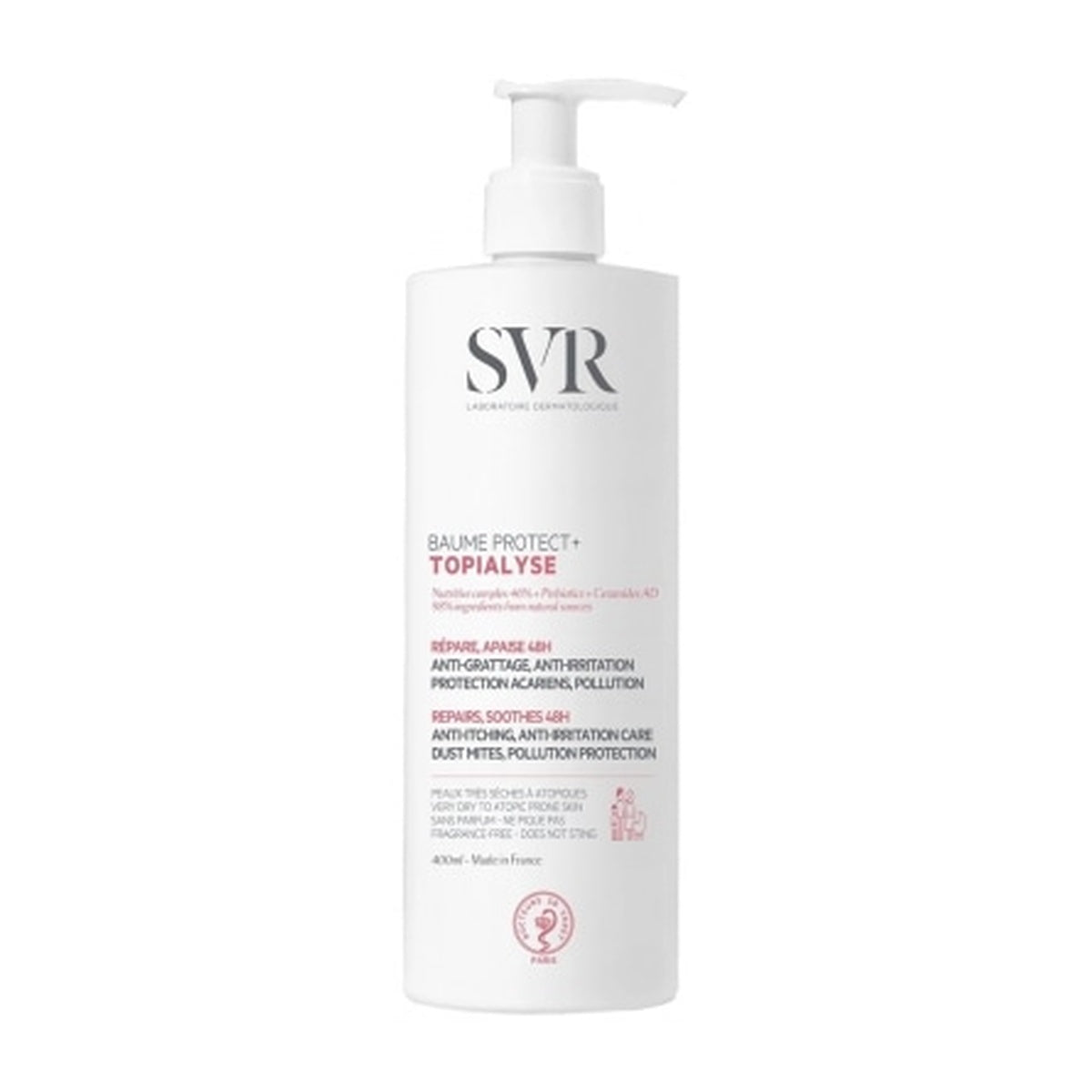 [SVR] Topialyse Baume Protect+ 400ml (Anti‑Itch Soothing Balm for Very Dry & Atopic Skin)