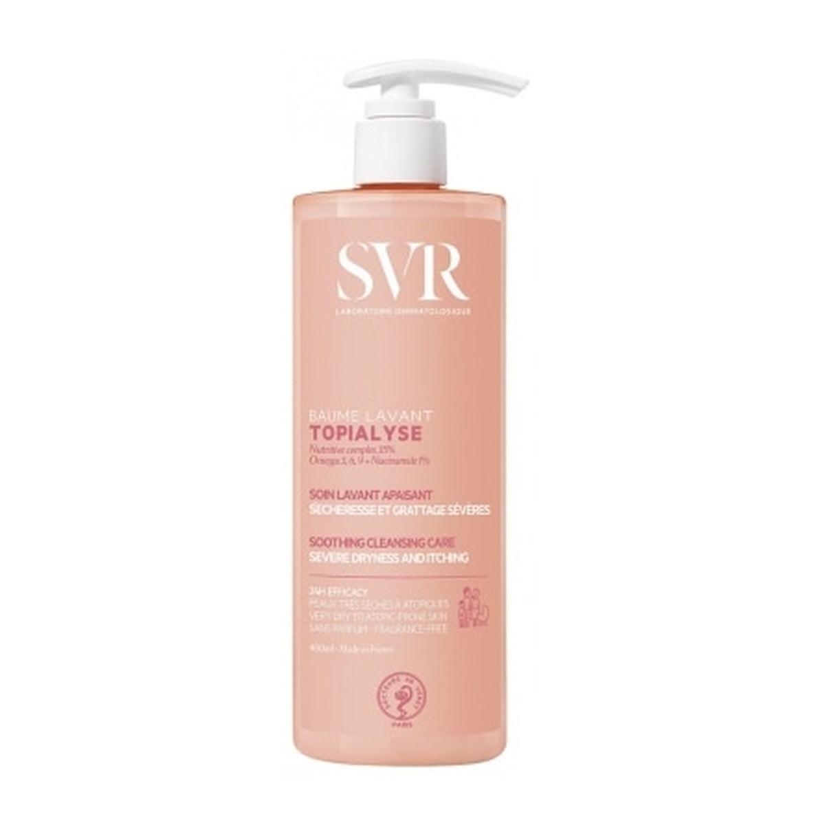 [SVR] Topialyse Cleansing Balm 400ml (Face & Body, Atopic-Prone Skin)