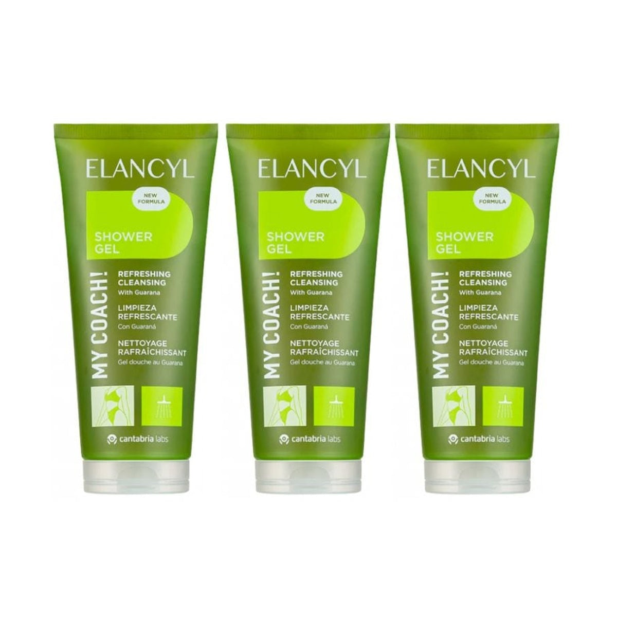 [ELANCYL] My Coach Shower Gel 200ml (3-Pack)