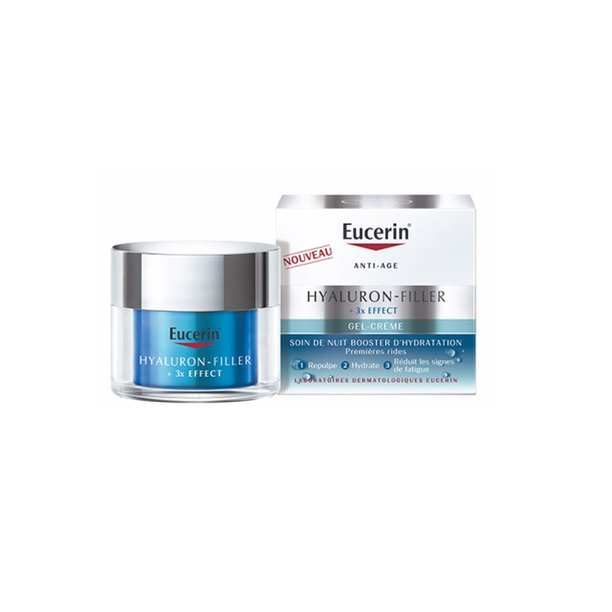[Eucerin] Hyaluron Filler 3x Effect Gel Cream Night Care 50ml