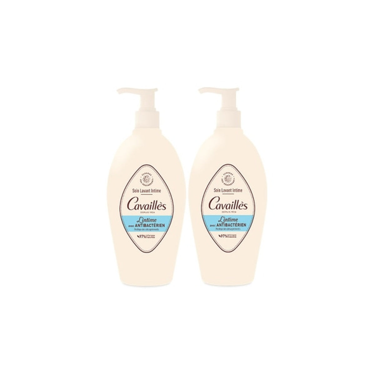 [Rogé Cavaillès] Intimate Anti-Bacterial Mousse Gel 250ml (2-Pack)