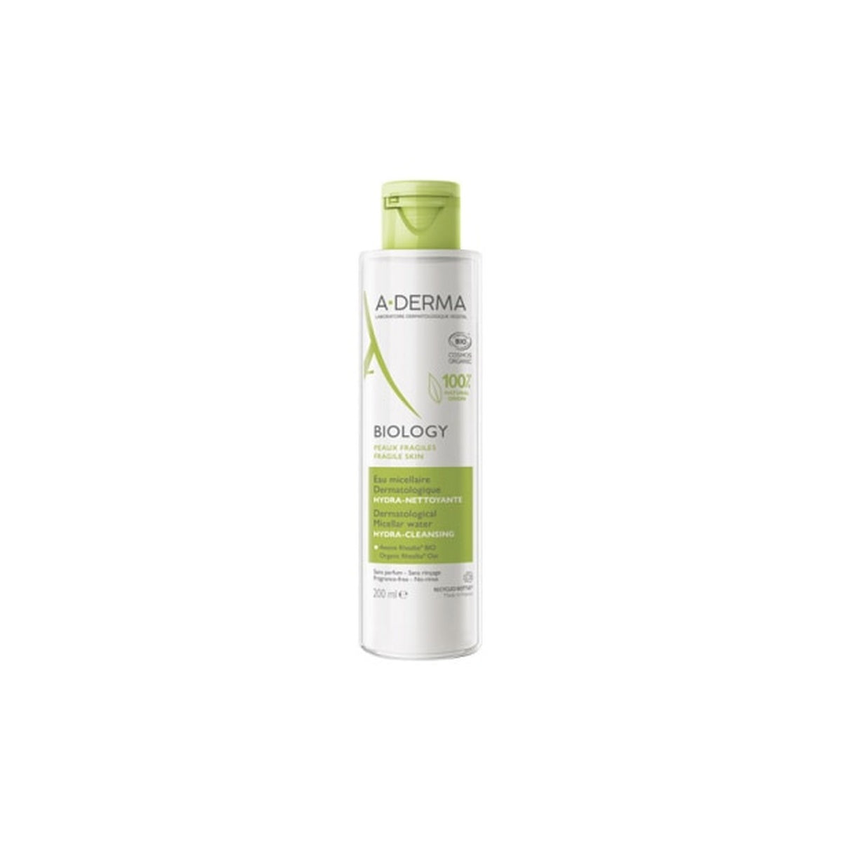[A-DERMA] BIOLOGY Hydra Micellar Cleansing Water (Restores Delicate Skin Balance, Hydrating) 200ml