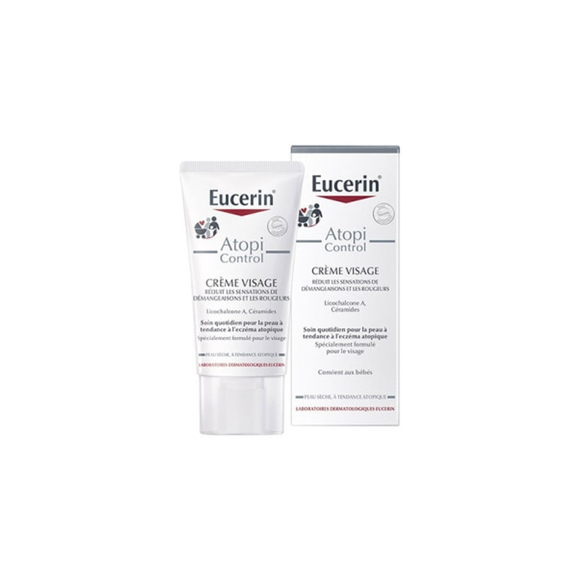 [Eucerin] AtopiControl Face Cream 50ml (For Atopic-Prone Skin)