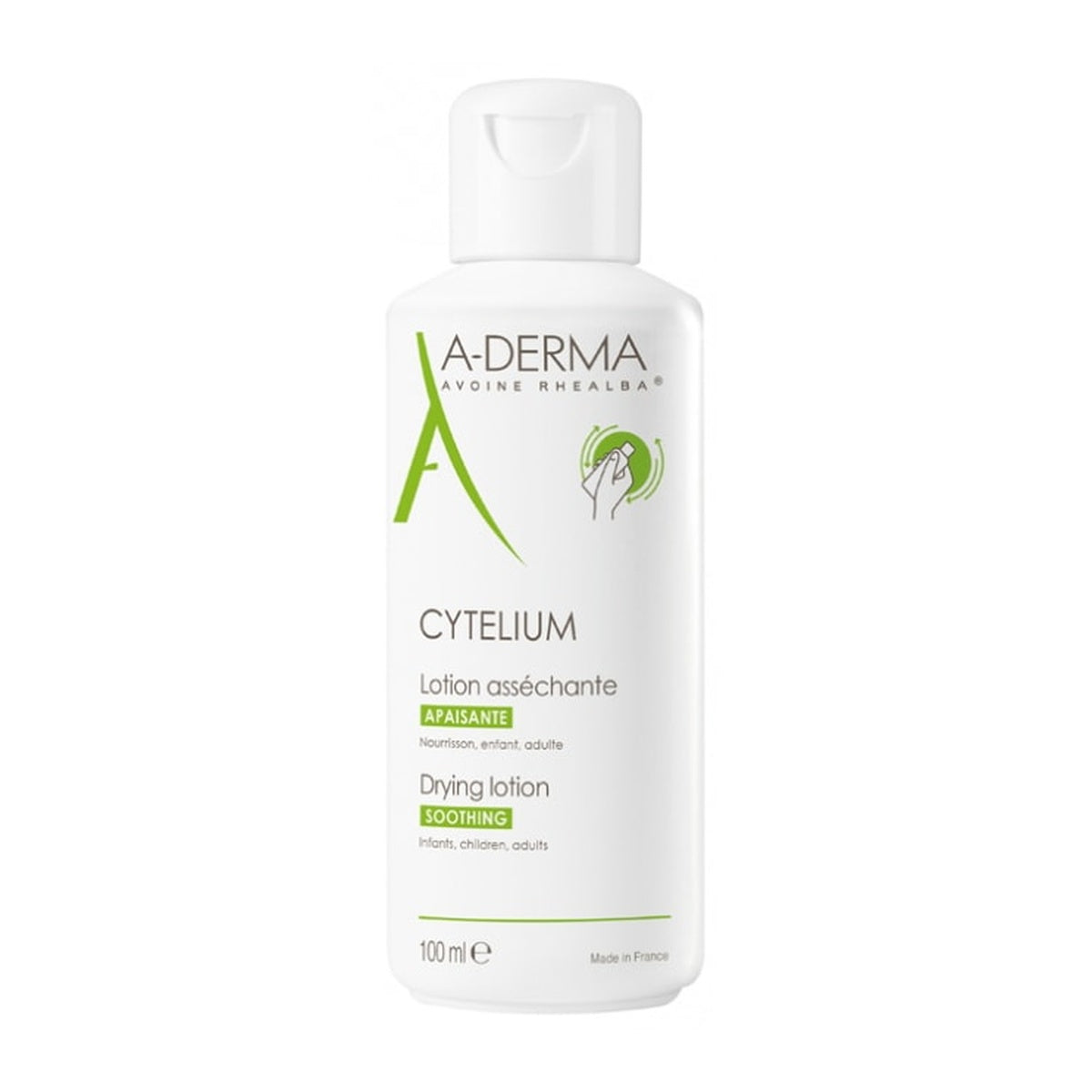 [A-DERMA] Cytelium Drying Lotion 100ml (Soothes Inflamed, Moisture-Prone Skin)