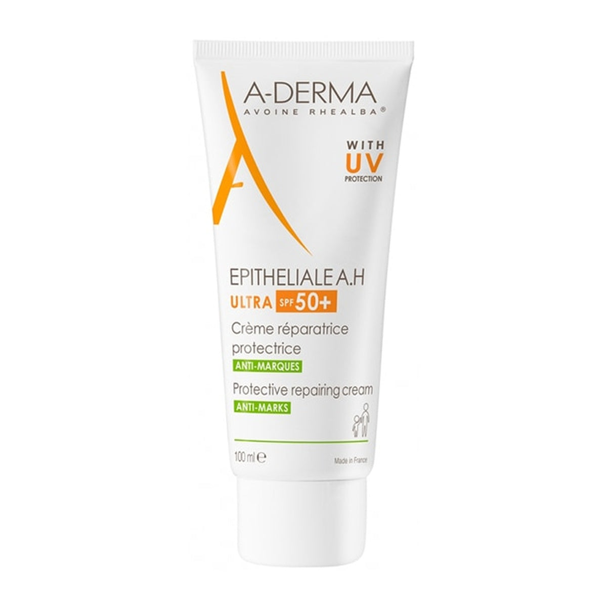 [A-DERMA] Epitheliale A.H. Ultra Repairing Cream SPF50 100ml (Brightening Care for Irritated or Pigmented Skin)