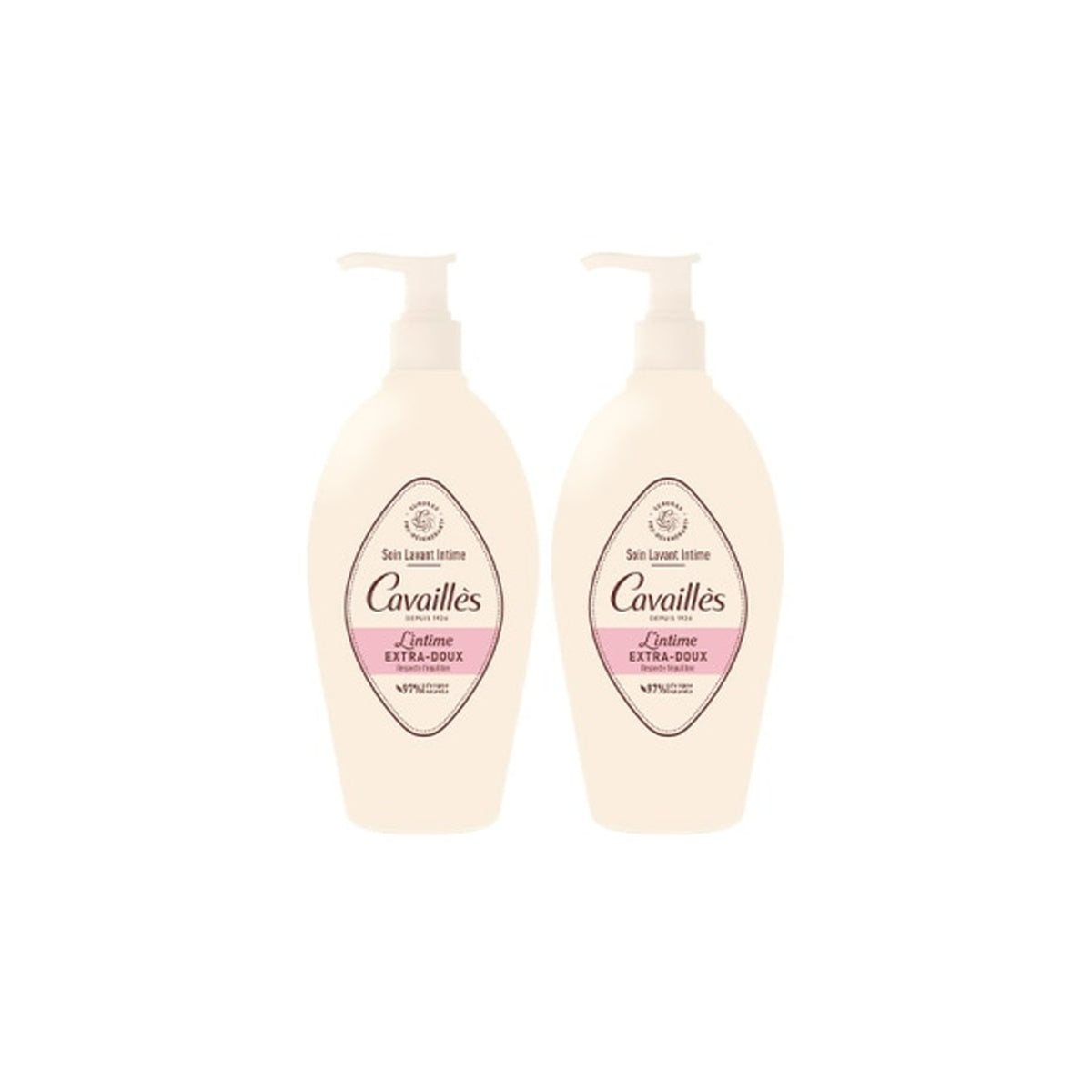 [Rogé Cavaillès] Intimate Daily Cleanser Extra-Soft 250ml (2-Pack)