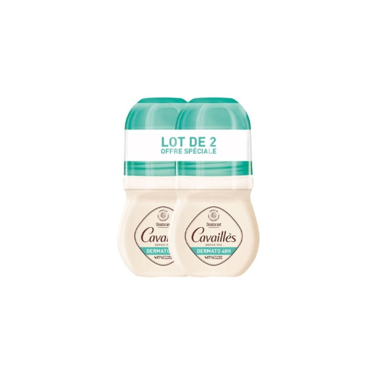 [Rogé Cavaillès] Deodorant Dermato 48H Roll-On for Women 50ml — 2-Pack