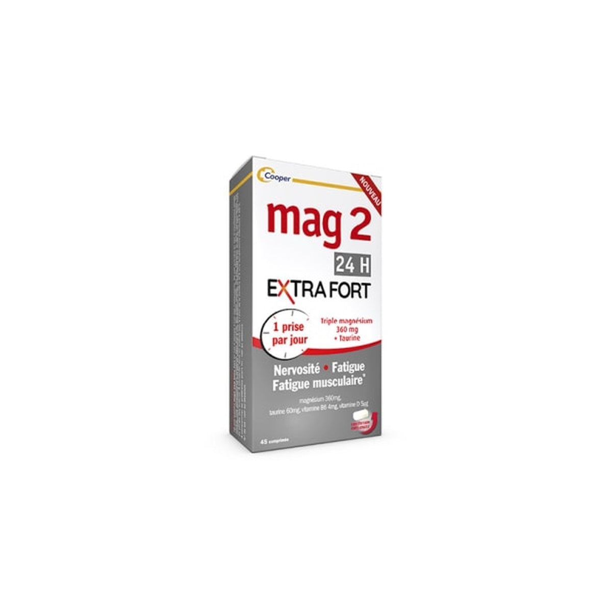 [cooper] Mag 2 24H Extra Strength 45pcs (Magnesium Supplement)