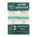 [RoC] Keops Deodorant Roll-On 30ml (Normal Skin) - 2 Pack