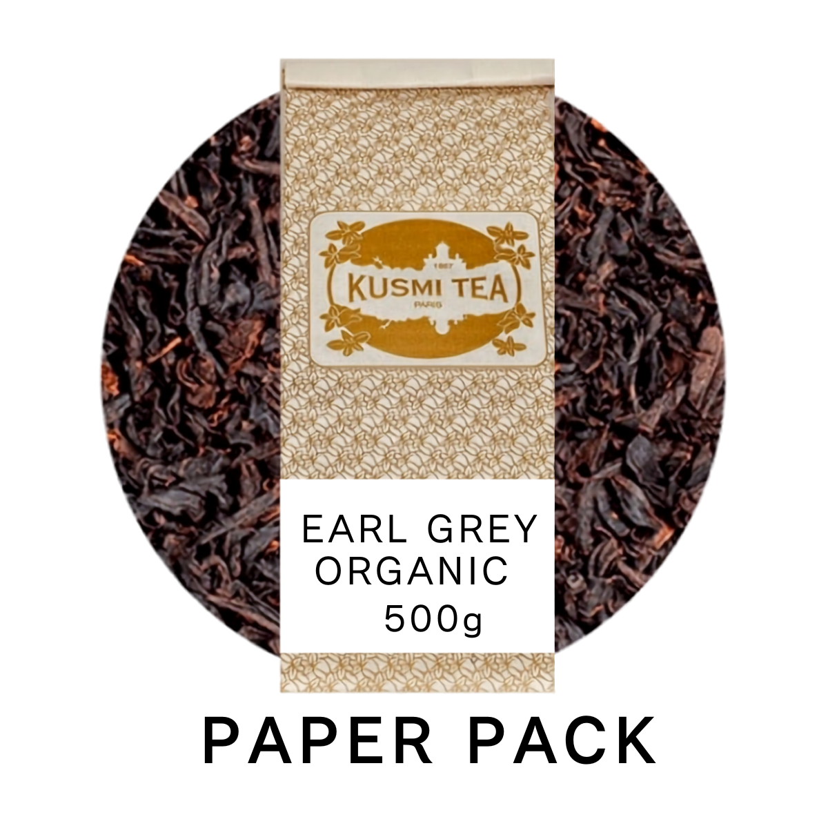 [KUSMI TEA] Earl Grey Tea 500g Paper Pack