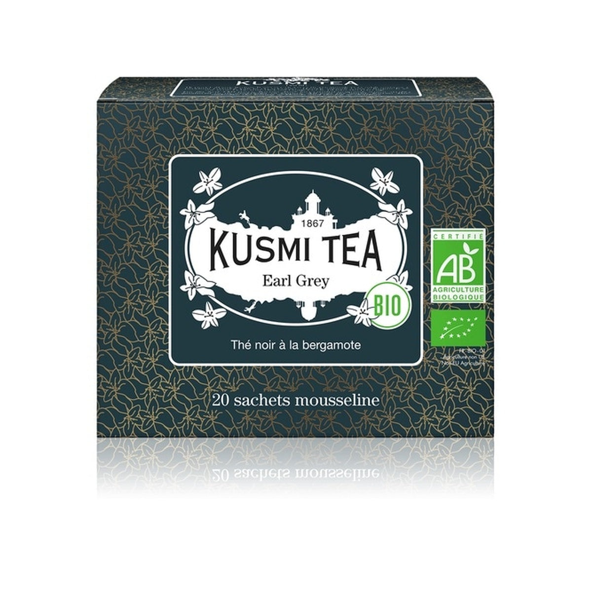 [KUSMI TEA] Earl Grey Black Tea (20 Tea Bags)
