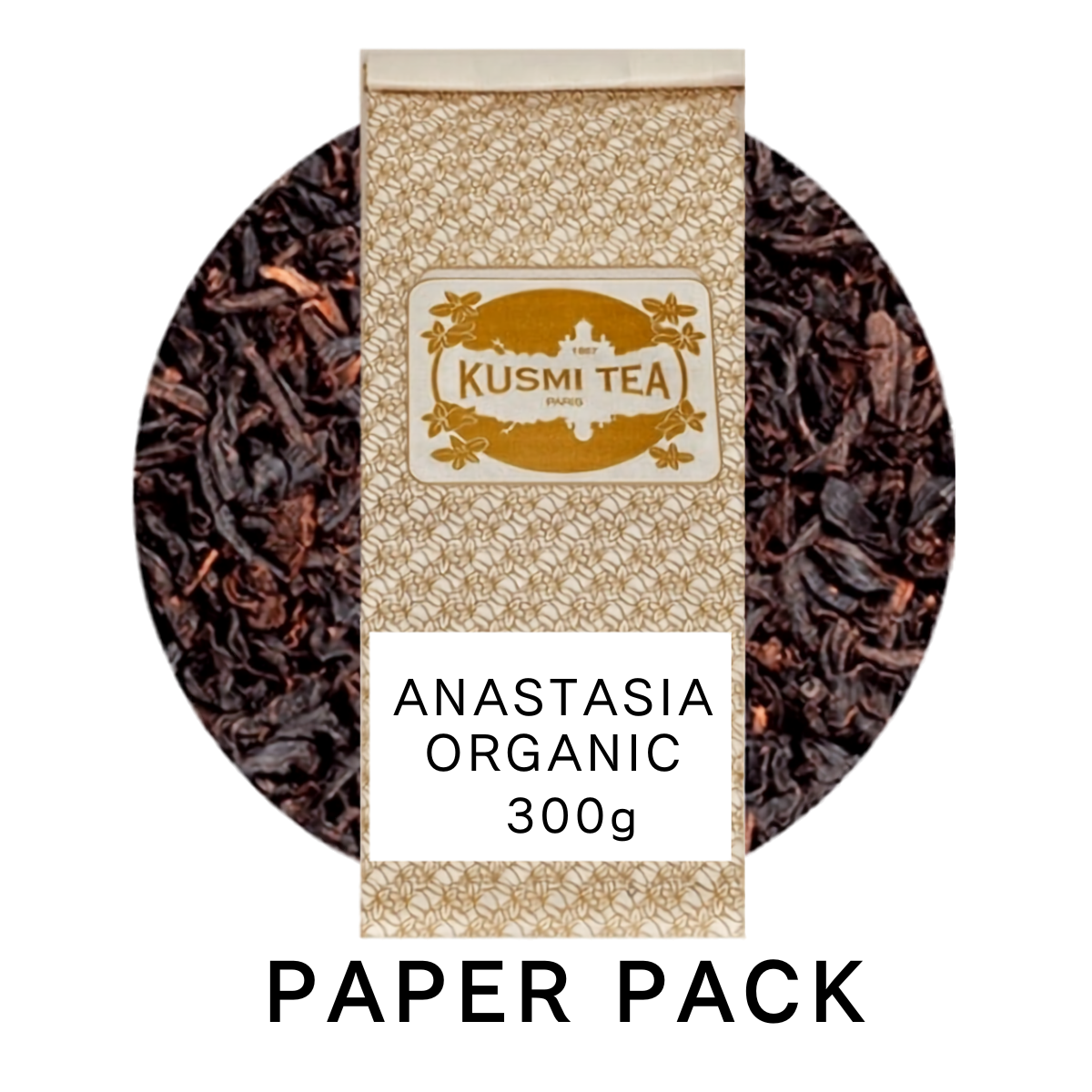 [KUSMI TEA] Anastasia Organic Earl Grey Tea 300g Paper Pack