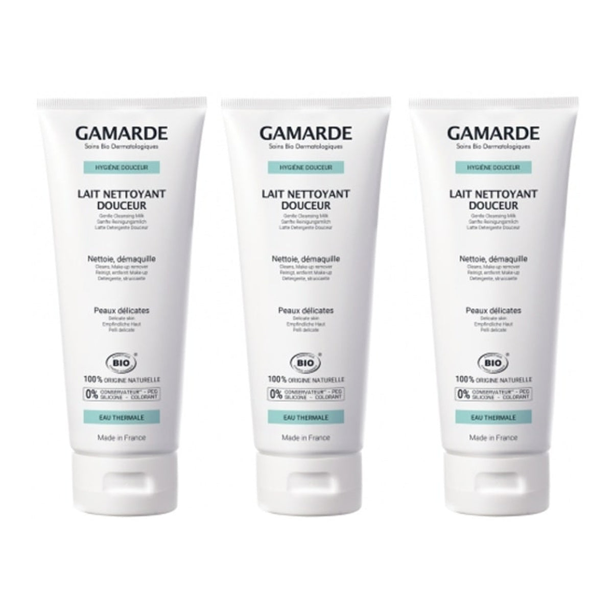 [GAMARDE] Gentle Cleansing Milk (3-pack)