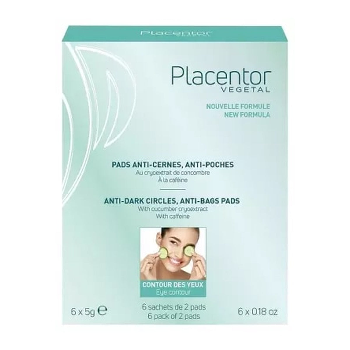 [Placentor VEGETAL] Anti-Dark Circle / Anti-Puffiness Eye Pads 5g×6pcs