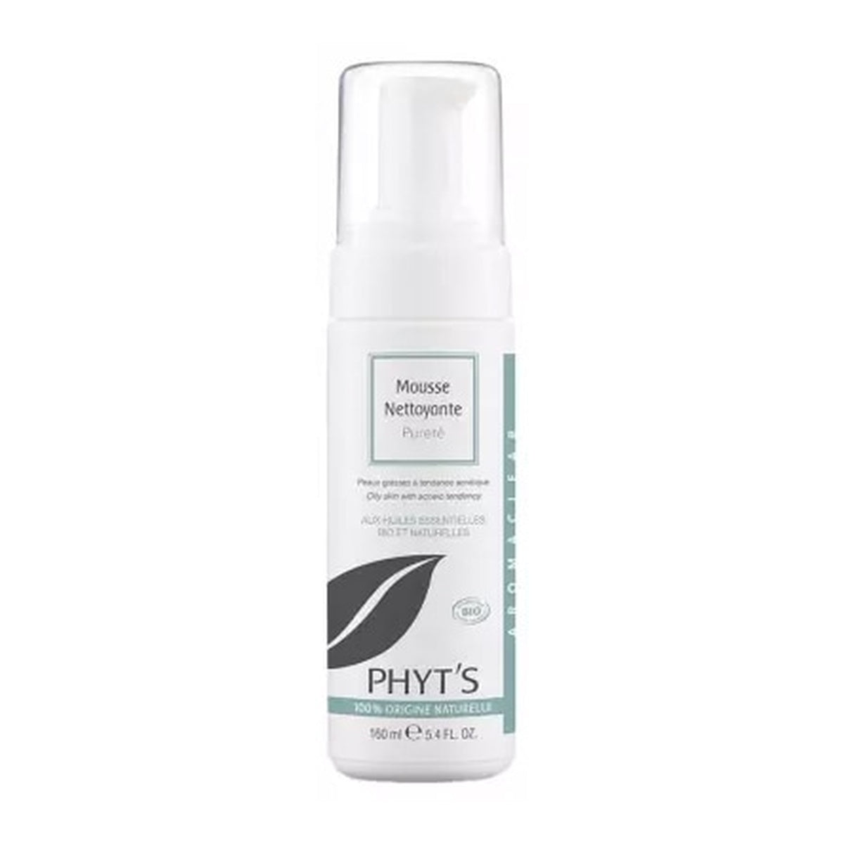 [PHYT'S] Aromaclear Cleansing Foam BIO 160ml (Soap-Free Facial Cleanser for Oily & Combination Skin)