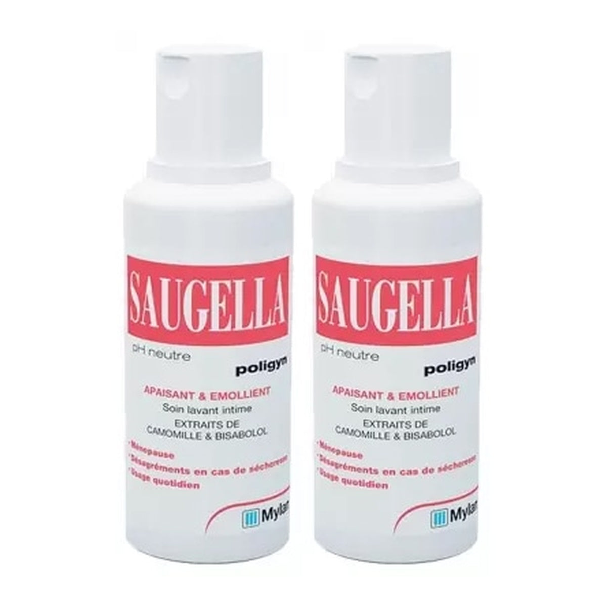 [SAUGELLA] Poligyn Delicate Intimate Cleanser 2x250ml (Soothing & Emollient)