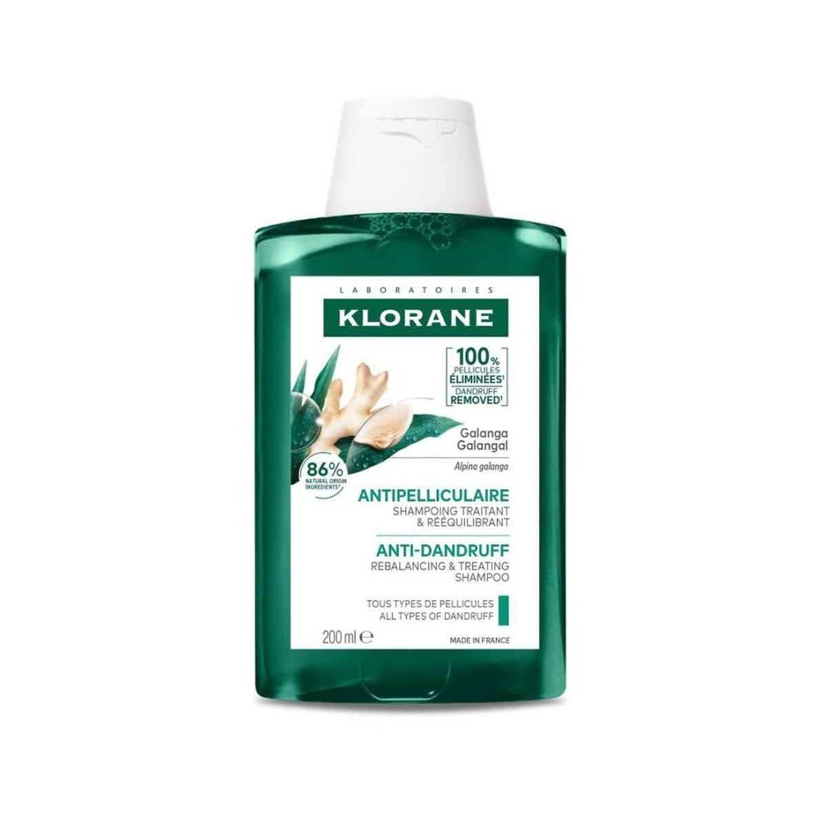 [KLORANE] Anti-Dandruff Rebalancing Shampoo with Galanga 200ml