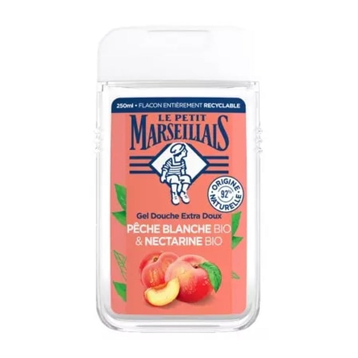 [Le Petit Marseillais] Extra Gentle Shower Gel White Peach & Nectarine 250ml