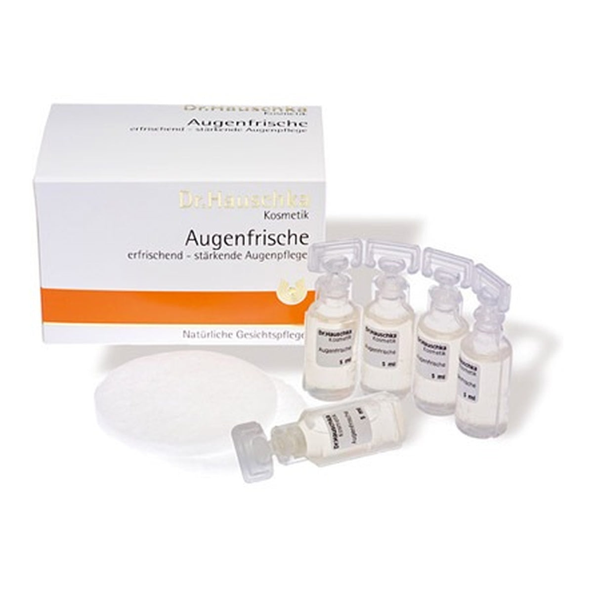 [Dr.Hauschka] Intensive Eye Care (Soothing Eye Lotion) — Oil-Free, Water-Based, Includes 10 Cotton Pads
