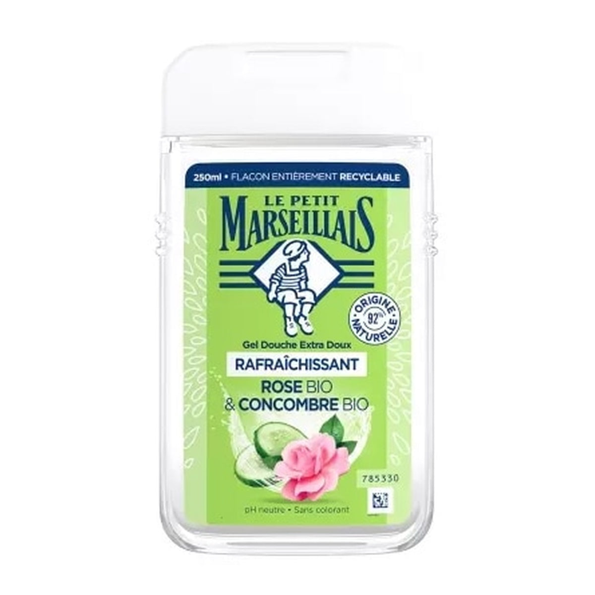 [Le Petit Marseillais] Extra Gentle Refreshing Shower Gel (Rose & Cucumber) 250ml