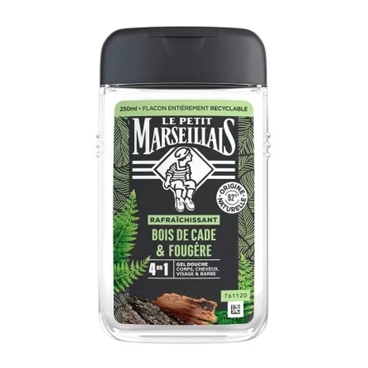 [Le Petit Marseillais] Refreshing 4-in-1 Shower Gel (Cade Wood & Fern) 250ml