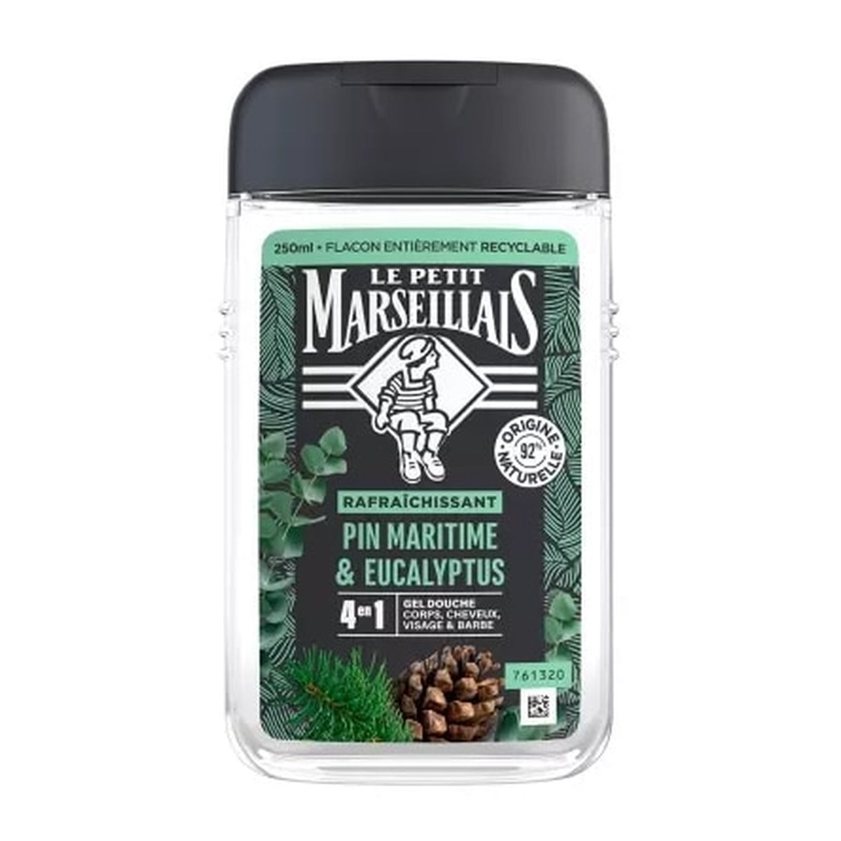 [Le Petit Marseillais] Refreshing 4-in-1 Shower Gel (Maritime Pine & Eucalyptus) 250ml